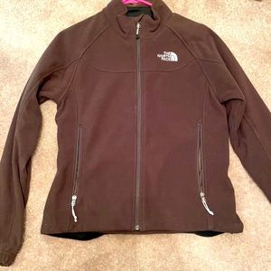 Brown north face jacket!